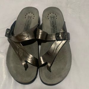 MEPHISTO 38 Sandals pewter perfect